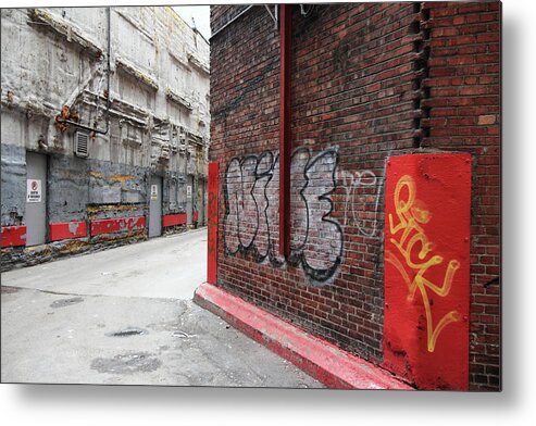 Decay Metal Print featuring the photograph Comrade Corner by Kreddible Trout