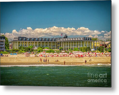 Atlanic Coast Metal Print featuring the photograph Congress Hall in Cape May by Nick Zelinsky Jr