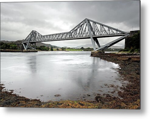Bridge Metal Print featuring the photograph Connel bridge by Grant Glendinning