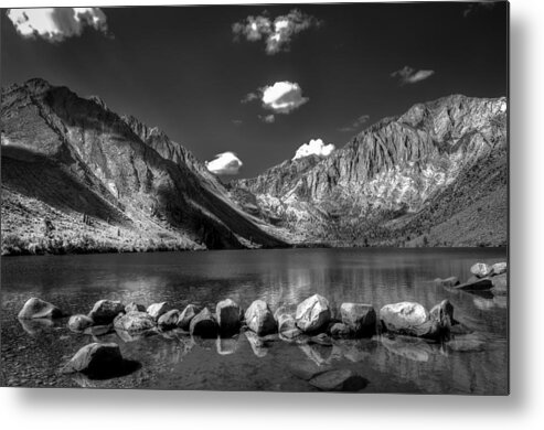 Alpine Lake Metal Print featuring the photograph Convict Lake near Mammoth Lakes California by Scott McGuire