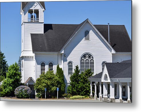 I-5 Metal Print featuring the photograph Conway Church by Tom Cochran