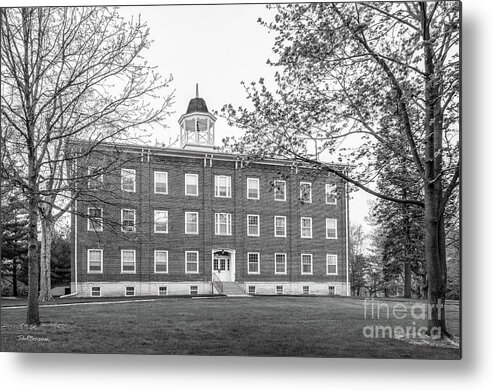 Cornell College Metal Print featuring the photograph Cornell College - College Hall by University Icons