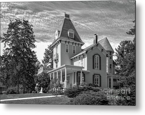 Cornell College Metal Print featuring the photograph Cornell College President's House by University Icons