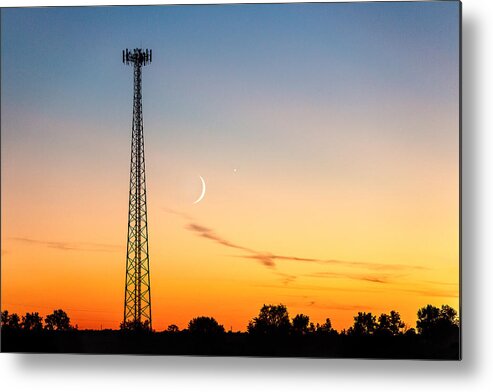 Cellular Telephone Metal Print featuring the photograph Cosmic Communications by Todd Klassy