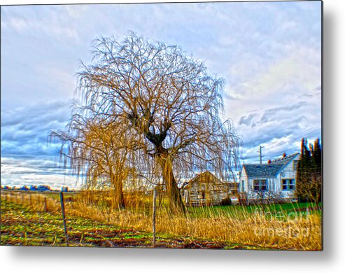 Art Metal Print featuring the photograph Country Life Artististic Rendering by Clayton Bruster