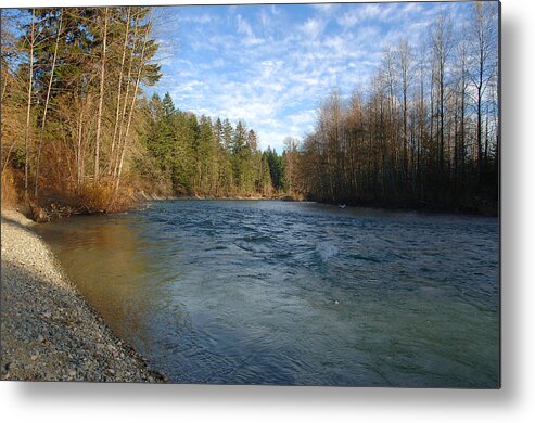 British Columbia Metal Print featuring the photograph Cowichan River by Kevin Oke
