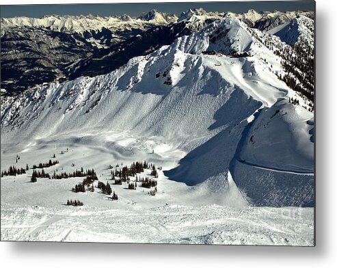 Kicking Horse Metal Print featuring the photograph CPR Ridge Extreme Terrain by Adam Jewell