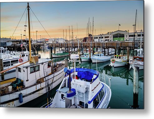 San Francisco Metal Print featuring the photograph Crab Fleet by Mike Ronnebeck
