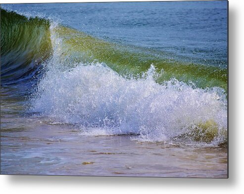 Waves Metal Print featuring the photograph Crash by Nicole Lloyd