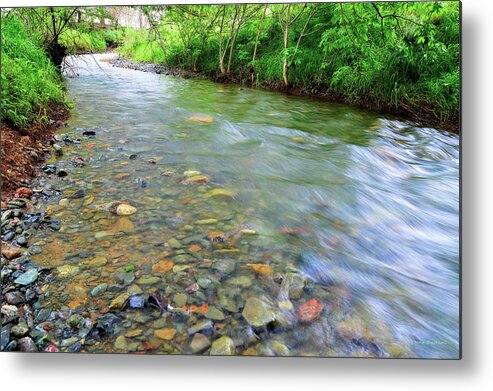 Creek Metal Print featuring the photograph Creek Of Many Colors by Donna Blackhall