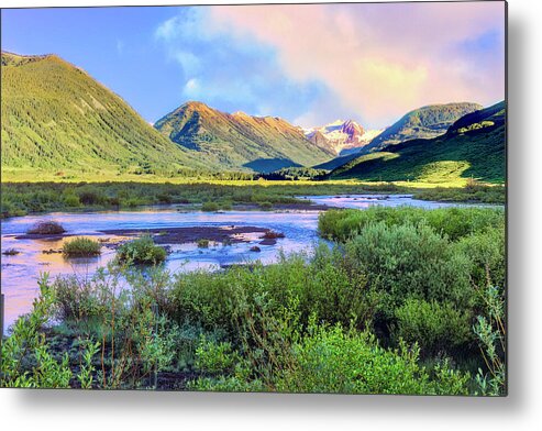Crested Butte Metal Print featuring the photograph Crested Butte Sunrise by Lorraine Baum