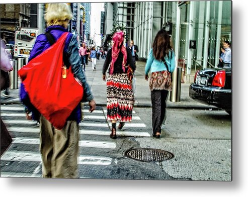 Crossing Metal Print featuring the photograph Crossing by Karol Livote