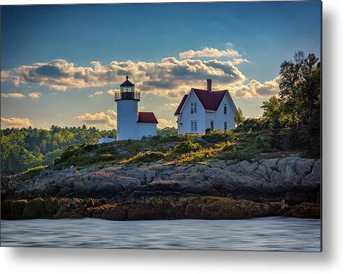 Curtis Island Light Metal Print featuring the photograph Curtis Island Lighthouse by Rick Berk