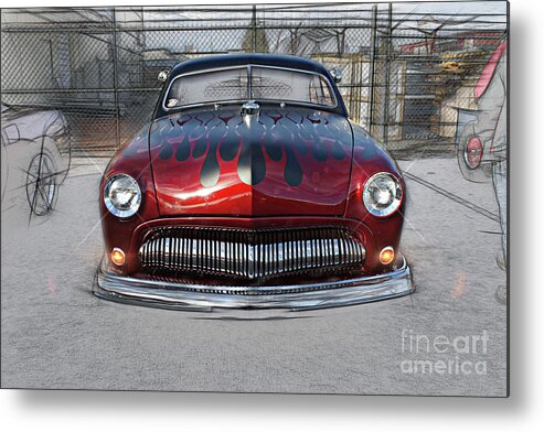 Cars Metal Print featuring the photograph Custom Coupe by Randy Harris