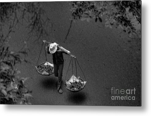 Vietnam Metal Print featuring the photograph Daily Life IV by Chuck Kuhn