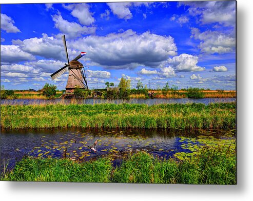 Windmill Metal Print featuring the photograph Dance of Spring by Midori Chan