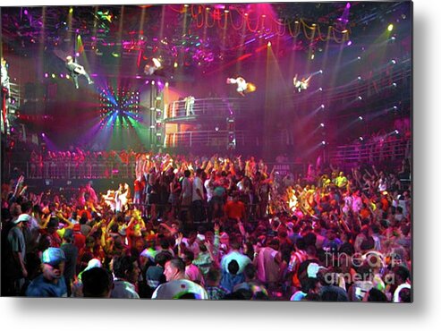 Coco Loco Metal Print featuring the photograph Dance party at the Coco Loco by Lisa Koyle