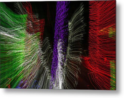 Battle Metal Print featuring the photograph Dancing Lights 4 by Penny Lisowski