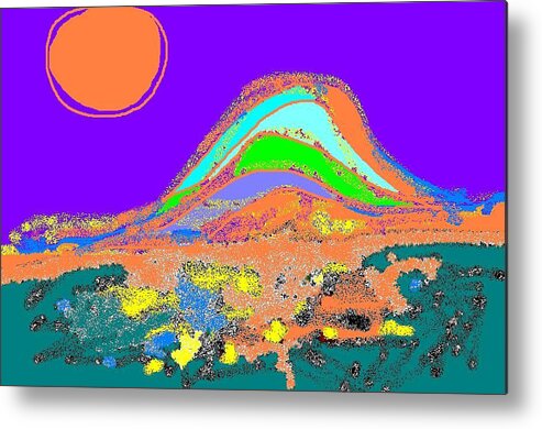  Metal Print featuring the digital art Dawn II by Beebe Barksdale-Bruner