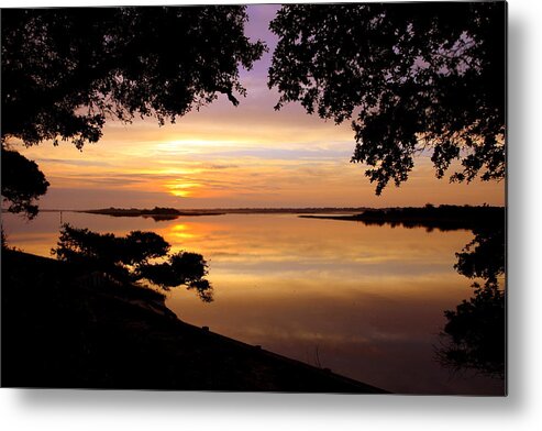 Sunsets Metal Print featuring the photograph Dawn by Karen Wiles