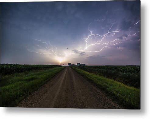 Thunderbird Metal Print featuring the photograph Dead End by Aaron J Groen
