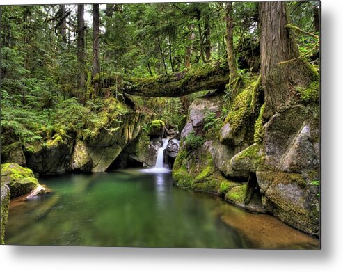 Hdr Metal Print featuring the photograph Deception Creek by Brad Granger