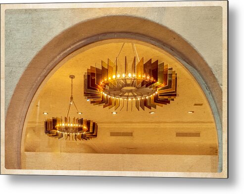 2015 Metal Print featuring the photograph Deco Arches by Melinda Ledsome