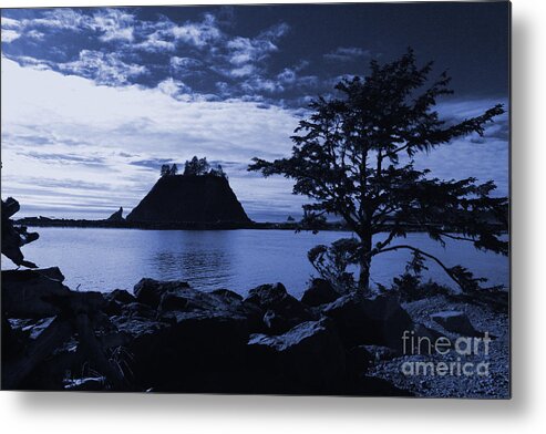 La Push Metal Print featuring the photograph Deep Blue by Christiane Schulze Art And Photography