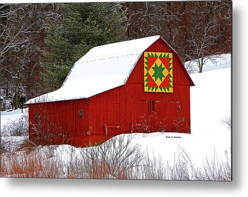 Winter Metal Print featuring the photograph Delectable Mountains Snow by Dale R Carlson