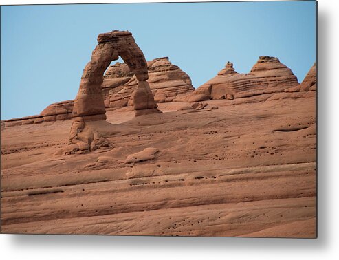Delicate Metal Print featuring the photograph Delicate Arch Alternate View by Jennifer Ancker