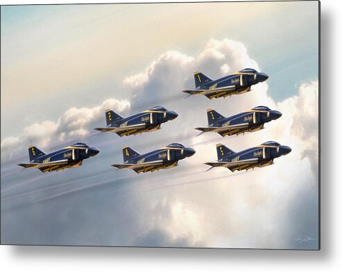 Aviation Metal Print featuring the digital art Delta 6 by Peter Chilelli
