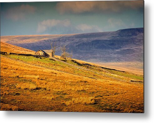 Agriculture Metal Print featuring the photograph Deserted Farmhouse by Mark Egerton