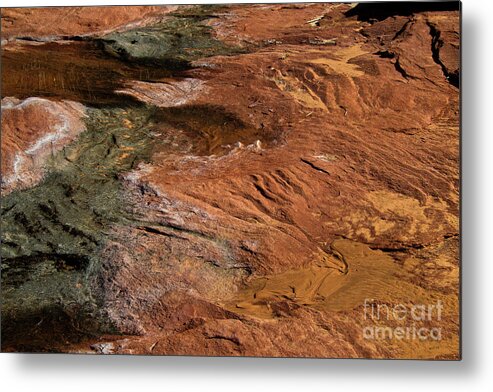 Lake Powell Metal Print featuring the photograph Designs in Stone by Kathy McClure