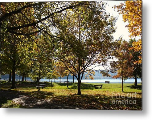 Devil's Lake State Park Metal Print featuring the photograph Devils Lake by Veronica Batterson