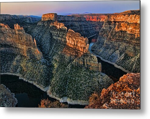 Yellowtail Metal Print featuring the photograph Devils Overlook Big Horn Canyon by Gary Beeler