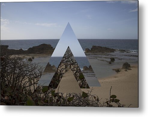 Landscape Metal Print featuring the photograph Dimensional Rift. by Ismael Marte Ramos