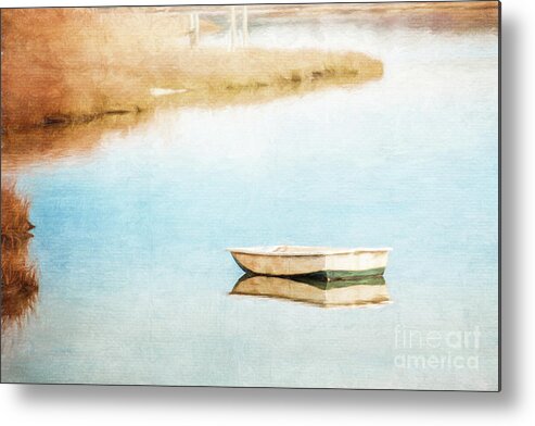 Cape Cod Metal Print featuring the photograph Dinghy in Eastham by Michael James