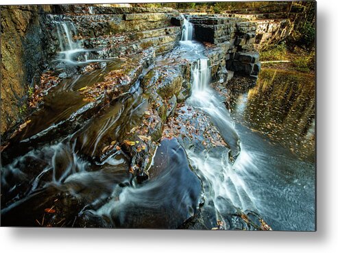 Landscape Metal Print featuring the photograph Dismal Creek Falls #2 by Joe Shrader