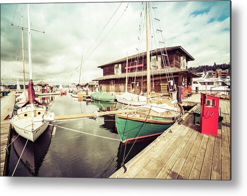Boat Metal Print featuring the photograph Dockside by Rebekah Zivicki