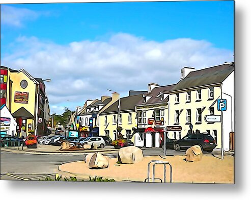 Town Metal Print featuring the photograph Donegal Town by Norma Brock