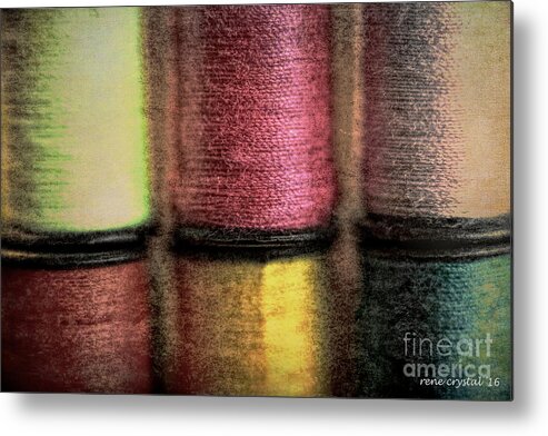 Thread Metal Print featuring the photograph Don't Thread On Me by Rene Crystal