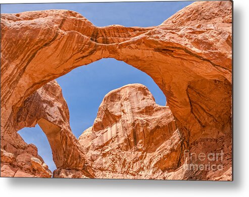 Arches Metal Print featuring the photograph Double Arch at Arches National Park by Sue Smith