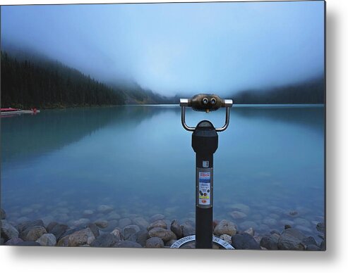 Lake Metal Print featuring the photograph Double Vision by Deborah Penland