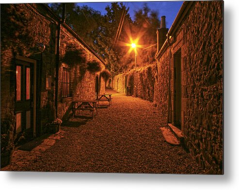 Alley Metal Print featuring the photograph Down the Alley by Robert Och