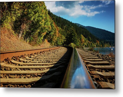 Train Metal Print featuring the photograph Down the Chukanut Line by Monte Arnold