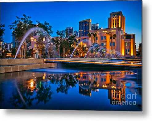 San Diego Metal Print featuring the photograph Downtown San Diego Waterfront Park by Sam Antonio