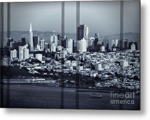 Sfo Metal Print featuring the photograph Downtown San Francisco by Doug Sturgess