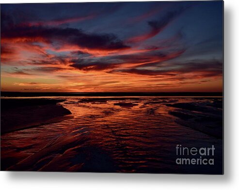 First Encounter Beach Metal Print featuring the photograph Dramatic Encountes Collection 06 by Debra Banks