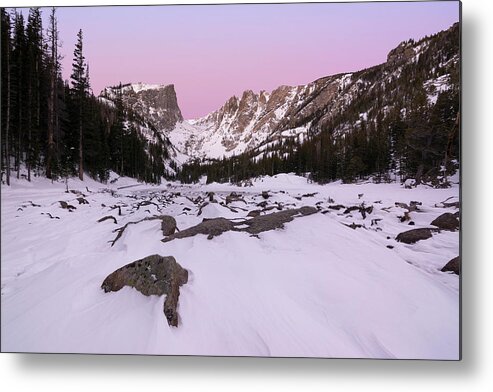 Dream Lake Metal Print featuring the photograph Dream Lake - Pre Dawn by Aaron Spong