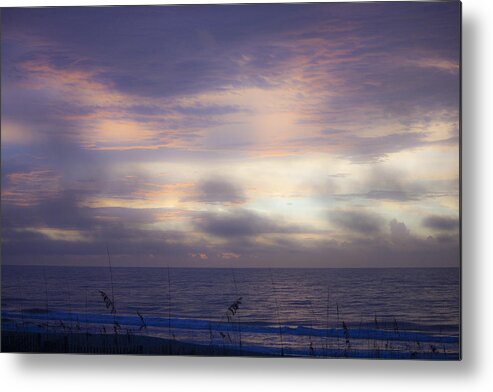 Sunrise Metal Print featuring the photograph Dreamy Blue Atlantic Sunrise by Teresa Mucha